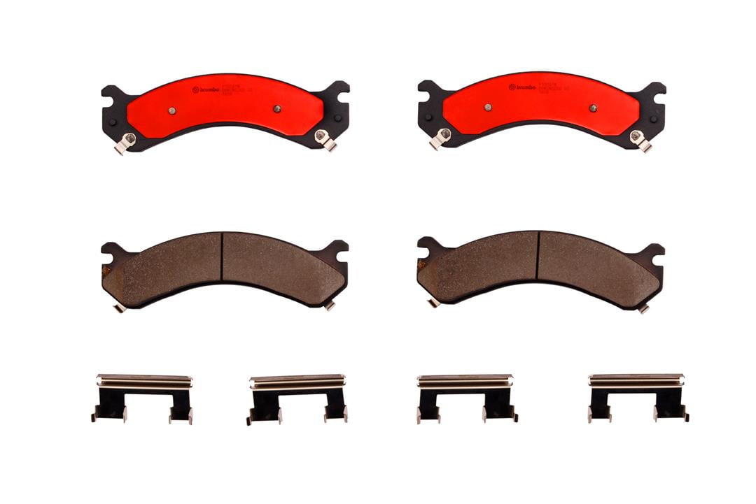 Brembo OE P10041N Premium Rear Brake Pads for 2009-2010 GMC Sierra 3500 HD and Chevrolet Silverado 3500 HD
