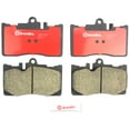 thumbnail image 1 of Brembo 01-06 Lexus LS430 Front Premium NAO Ceramic OE Equivalent Pad, 1 of 6