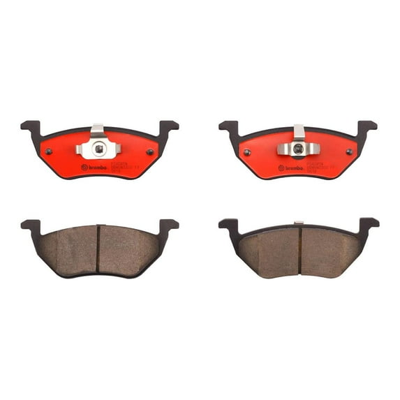 Brembo OE P24085N Rear Premium NAO Ceramic Brake Pads for Ford Escape and Mazda Tribute