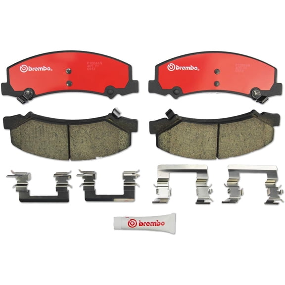 Brembo 08-09 Buick LaCrosse/06-11 Lucerne/Cadillac DTS Front Premium NAO Ceramic OE Equivalent Pad