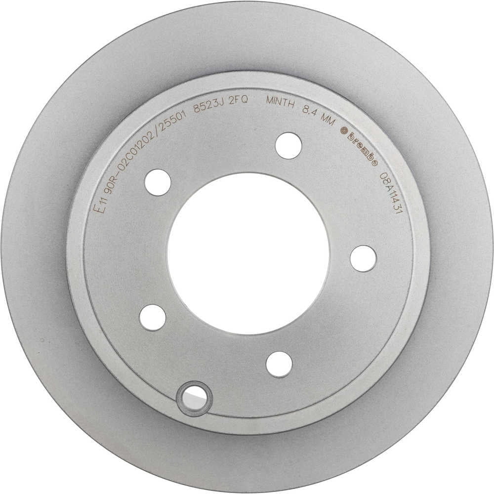 Brembo 08.A114.31 BRAKE ROTORS Fits select: 2014-2016 JEEP PATRIOT SPORT, 2012-2014 DODGE AVENGER SE