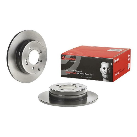 Brembo 08.A708.11 BRAKE ROTORS Fits select: 2014-2016 KIA OPTIMA LX, 2006 HYUNDAI SONATA GLS/LX