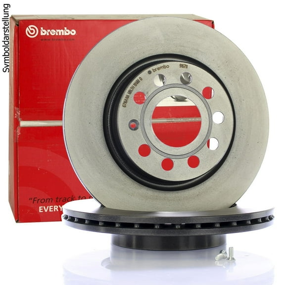 Brembo OE UV Coated Rear Rotor for Mercedes-Benz SLC300 and SLK Models
