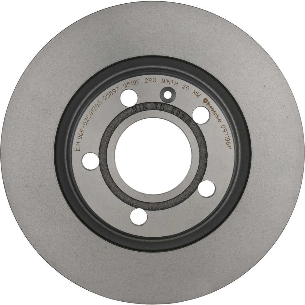 Brembo 09.7196.11 Disc Brake Rotor Fits select: 2001-2003 AUDI A8 L QUATTRO, 2001-2003 AUDI S8 QUATTRO