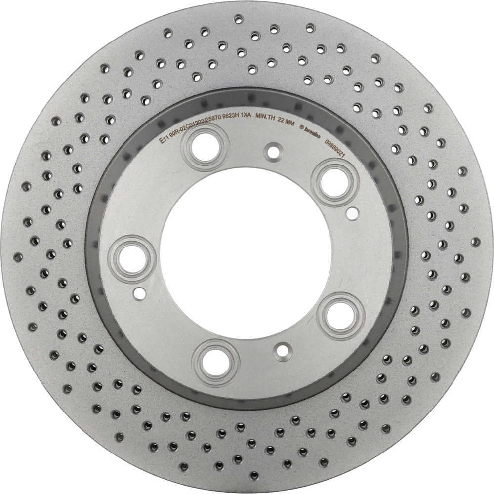 Brembo 09.8890.21 BRAKE ROTORS Fits select: 2000 PORSCHE BOXSTER, 2006-2011 PORSCHE CAYMAN S