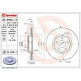 thumbnail image 1 of Brembo 09.9468.11 BRAKE ROTORS Fits select: 2005-2008 VOLVO S40 2.4I, 2006-2007 VOLVO C70 T5, 1 of 3