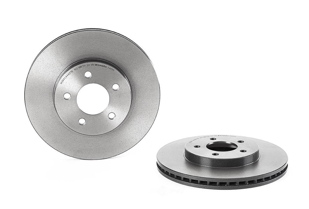 Brembo 09.A401.11 BRAKE ROTORS Fits select: 2005-2012 FORD ESCAPE XLT, 2005-2006 MAZDA TRIBUTE S