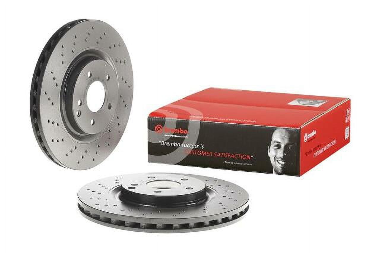 Brembo 09.A448.21 BRAKE ROTORS Fits select: 2006-2007 MERCEDES-BENZ C 230, 2005 MERCEDES-BENZ C 230K SPORT COUPE