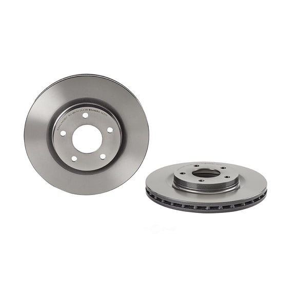 Brembo 09.A637.11 BRAKE ROTORS Fits select: 2014-2016 JEEP PATRIOT SPORT, 2012-2014 DODGE AVENGER SE