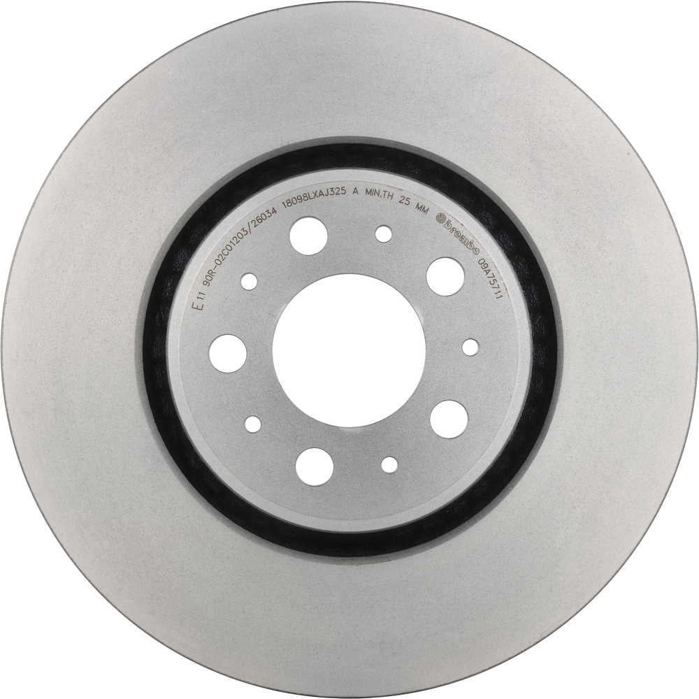 Brembo 09.A757.11 BRAKE ROTORS Fits select: 2004-2007,2009 VOLVO S60 2.5T