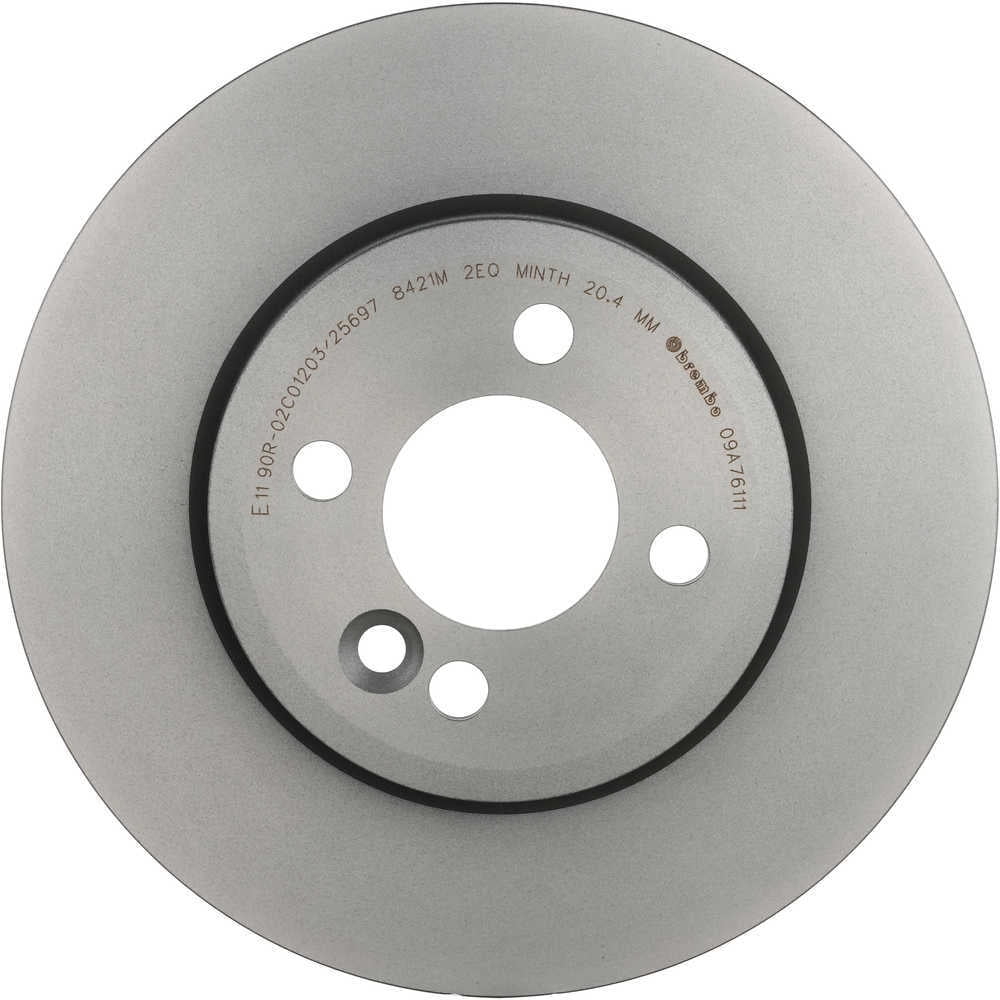 Brembo 09.A761.11 BRAKE ROTORS Fits select: 2013 MINI COOPER ROADSTER, 2014-2015 MINI COOPER