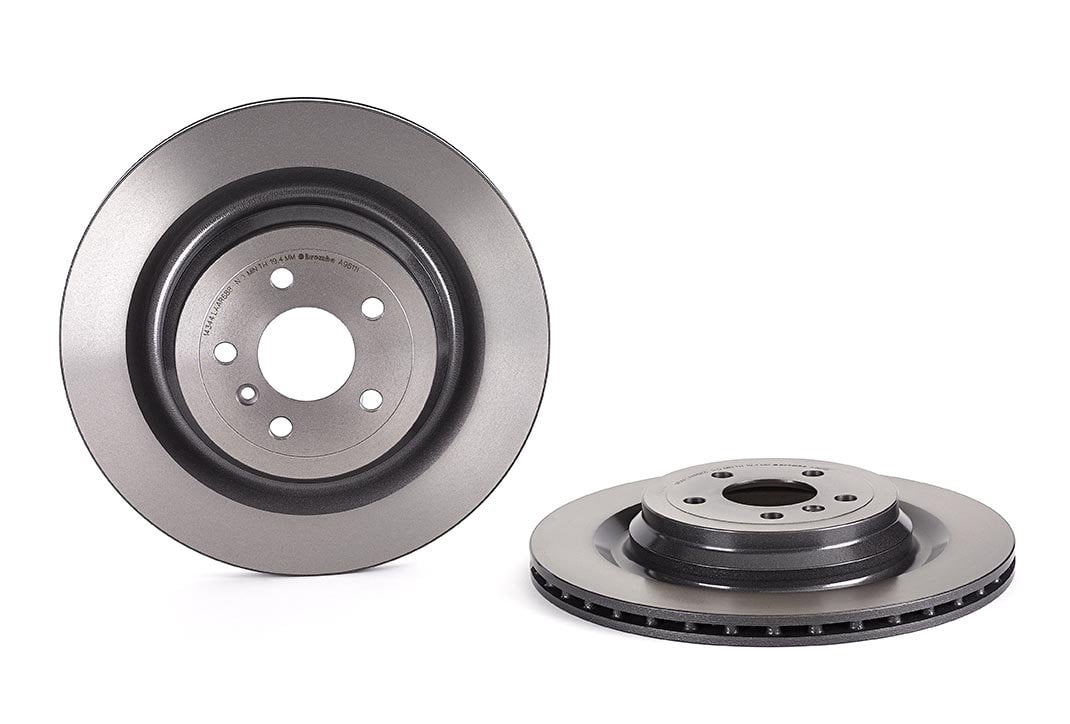 Brembo 13-16 Mercedes-Benz GL350/14-16 GL450 Rear Premium UV Coated OE Equivalent Rotor