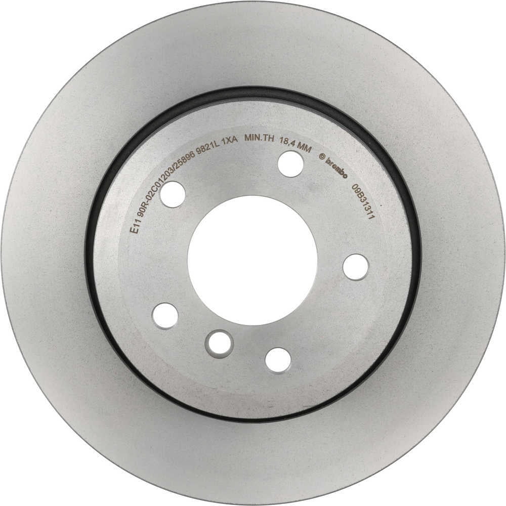 Brembo 09.B313.11 BRAKE ROTORS Fits select: 2008-2010 BMW 535 XI, 2010 BMW 528 I