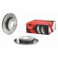 thumbnail image 1 of Brembo 09C1161XC02; Brake Rotor; Vented Cross Drilled; One Piece Design; Wheel Bolt Pattern 5 x 120 Millimeter; High Carbon Cast Iron; Single, 1 of 2