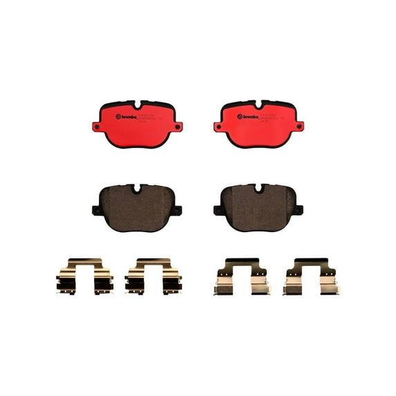 Brembo 10-12 Range Rover/10-13 Range Rover Sport Rear Premium NAO Ceramic OE Equivalent Pad