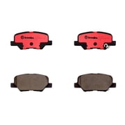 Brembo OE P61111N Rear Premium NAO Ceramic Brake Pads for Mazda 3 and Mazda 6 2014-2016