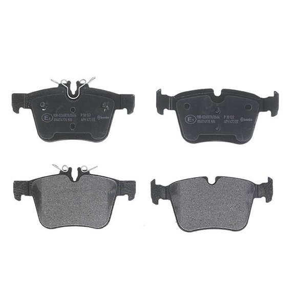 Brembo 15-20 Mercedes-Benz C300/16-18 C350e/2015 C400 Rear Premium Low-Met OE Equivalent Pad