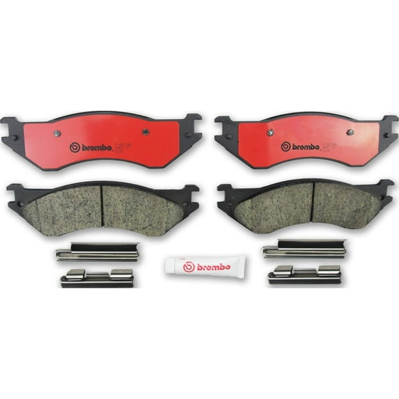 Brembo 2001 Dodge Ram 1500 Front Premium NAO Ceramic OE Equivalent Pad