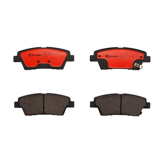 Brembo 2017 Genesis G80/10-16 Hyundai Genesis Rear Premium NAO Ceramic OE Equivalent Pad