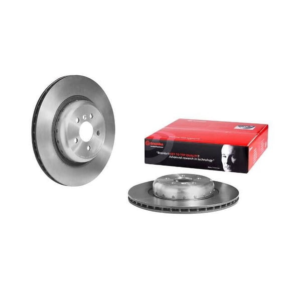 Brembo 2021 BMW 540i/540i xDrive/17-19 740e xDrive Rear Premium UV Coated OE Equivalent Rotor