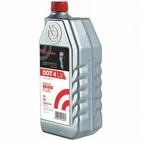 Brembo OE DOT 4 Low Viscosity Brake Fluid * 1 Quart (Part L04210)