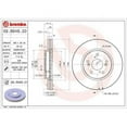 thumbnail image 1 of Brembo 09.B648.21 Disc Brake Rotor for 2012-2015 Honda Crosstour - Front, 1 of 1