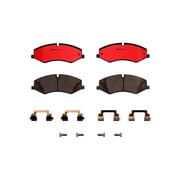 Brembo Front Ceramic Slotted Brake Pad Set for Land Rover LR4 Range Rover Sport
