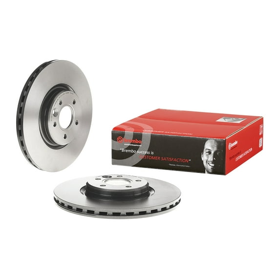 Brembo Front Left or Right Coated Disc Brake Rotor 320mm For Volvo C70 S40 V50 Fits select: 2010-2013 VOLVO C70 T5, 2011 VOLVO S40 T5