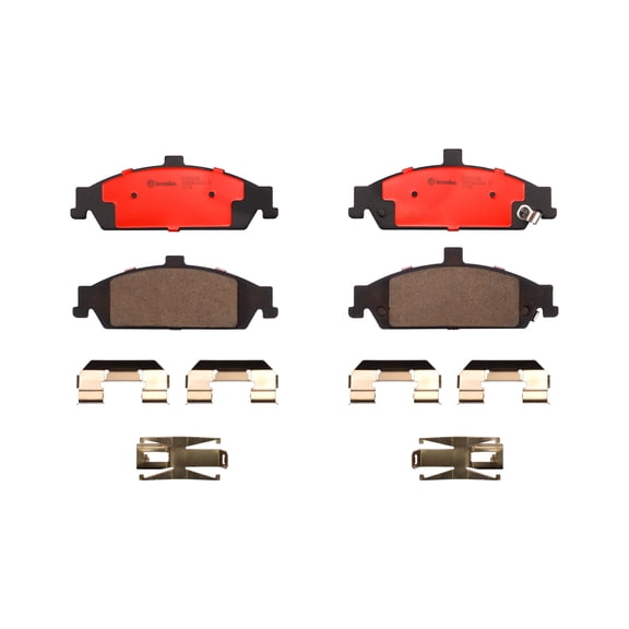 Brembo Front NAO Ceramic Brake Pad Set For Chevy Malibu Oldsmobile Cutlass Alero