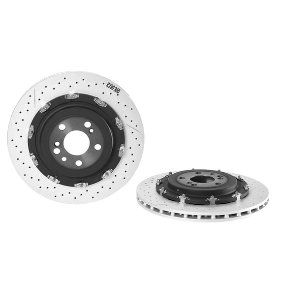 Brembo Mercedes-Benz SL65 AMG 2009-2005 SL65 AMG 2011 Rear Premium OE Equivalent Rotor