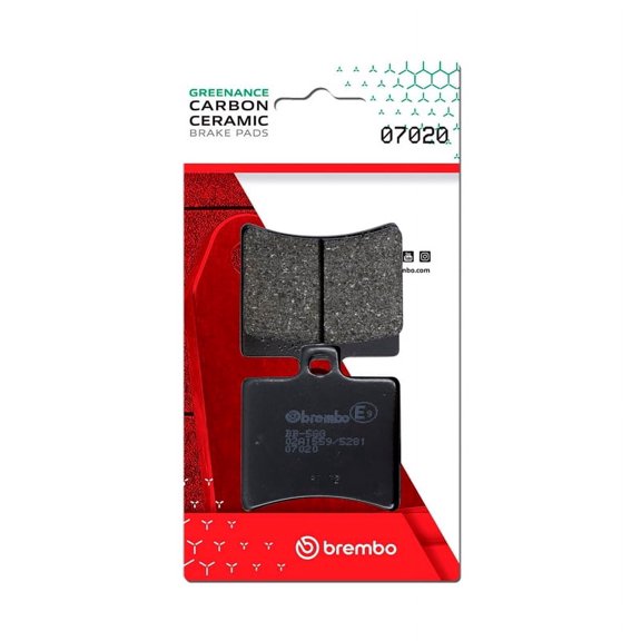 Brembo OE Carbon Ceramic Rear Brake Pad for Malaguti Madison, Password, and Phantom