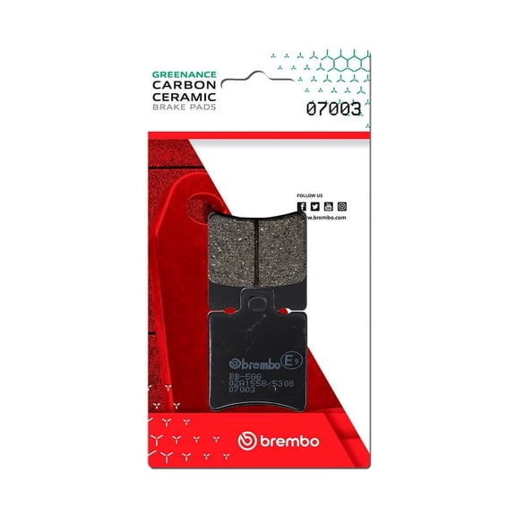 Brembo OE Front Carbon Ceramic Brake Pad for Piaggio Storm, TPH, Zip, Typhoon
