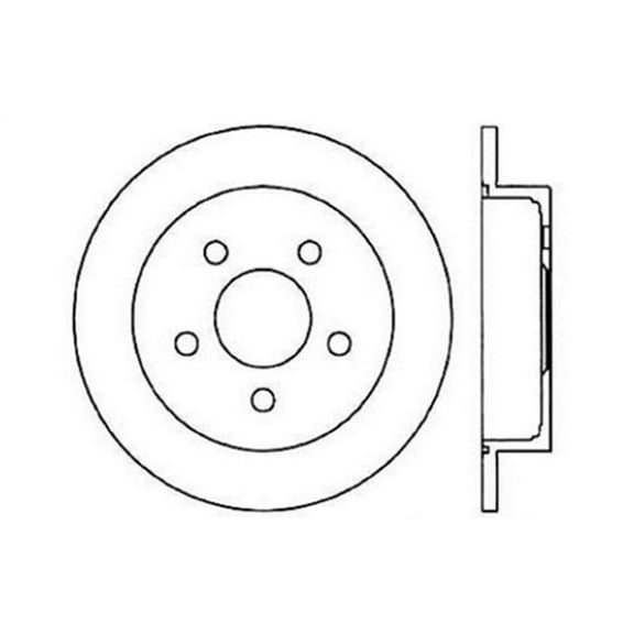 Brembo P10028N Premium NAO Ceramic OE Equivalent Pad