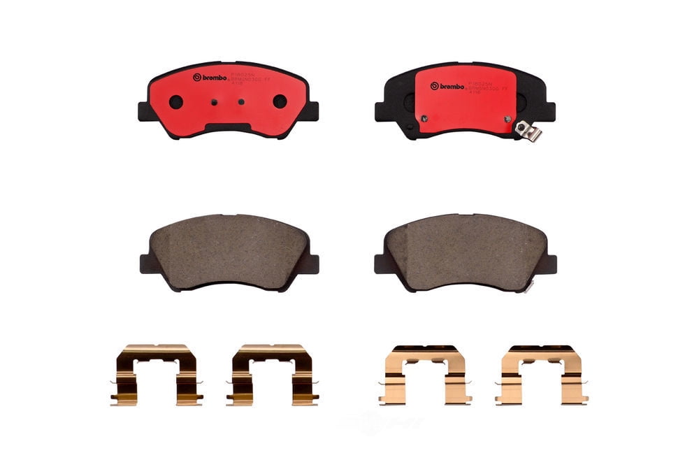 Brembo P18025N Premium NAO Ceramic OE Equivalent Pad
