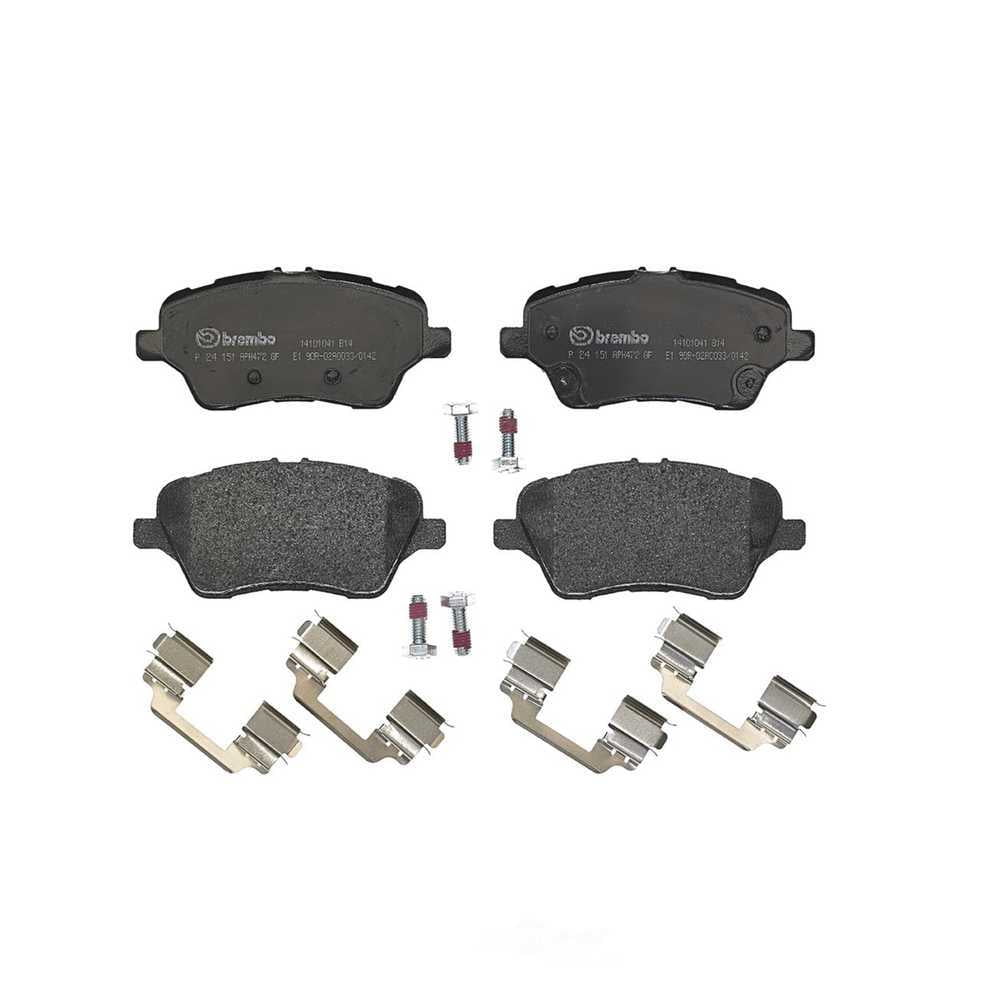 Brembo P24151 PRIME Low-Met Brake Pad Set