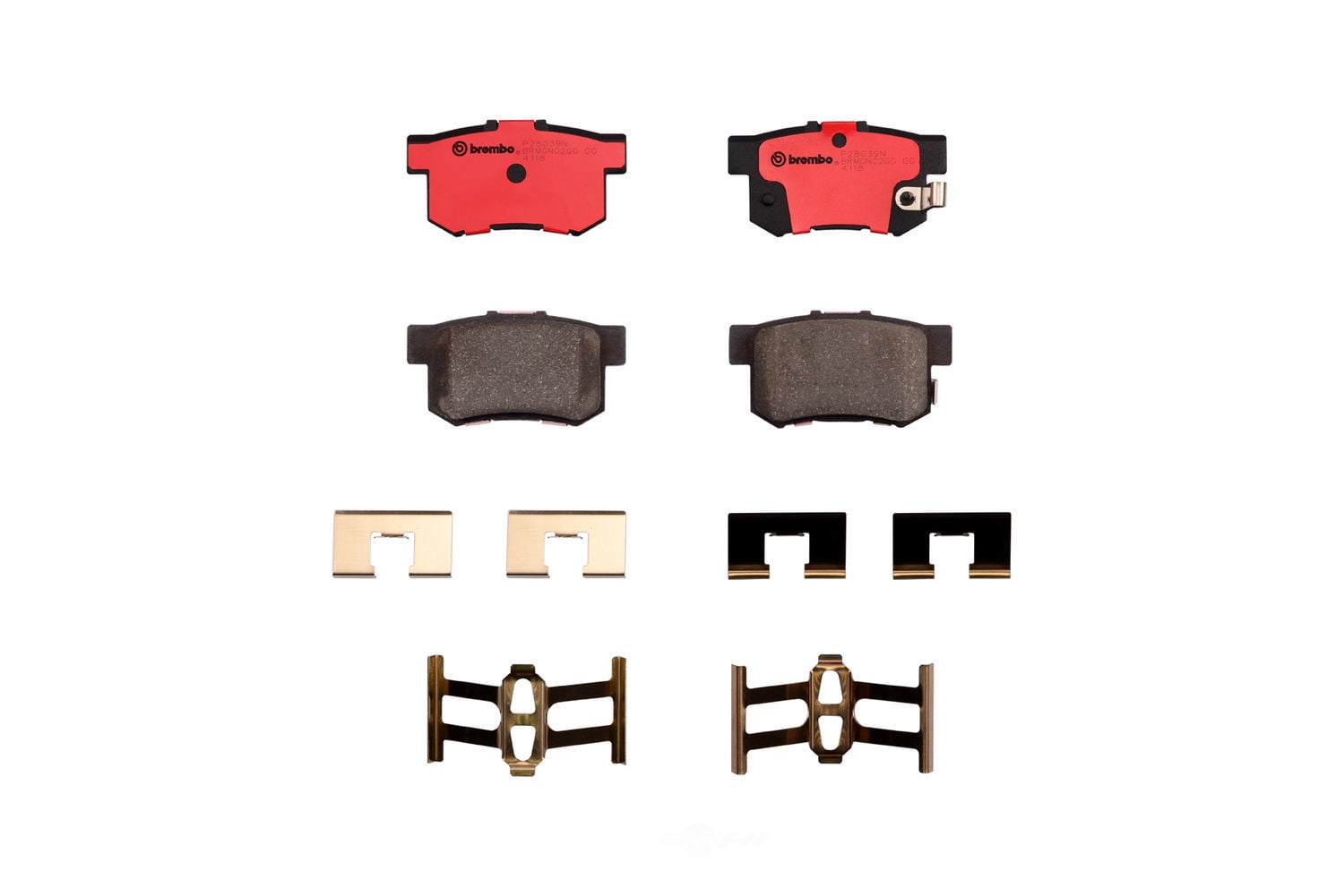 Brembo P28039N NAO BRAKE PADS Fits select: 2002-2004 HONDA CR-V EX, 2006 ACURA 3.2TL