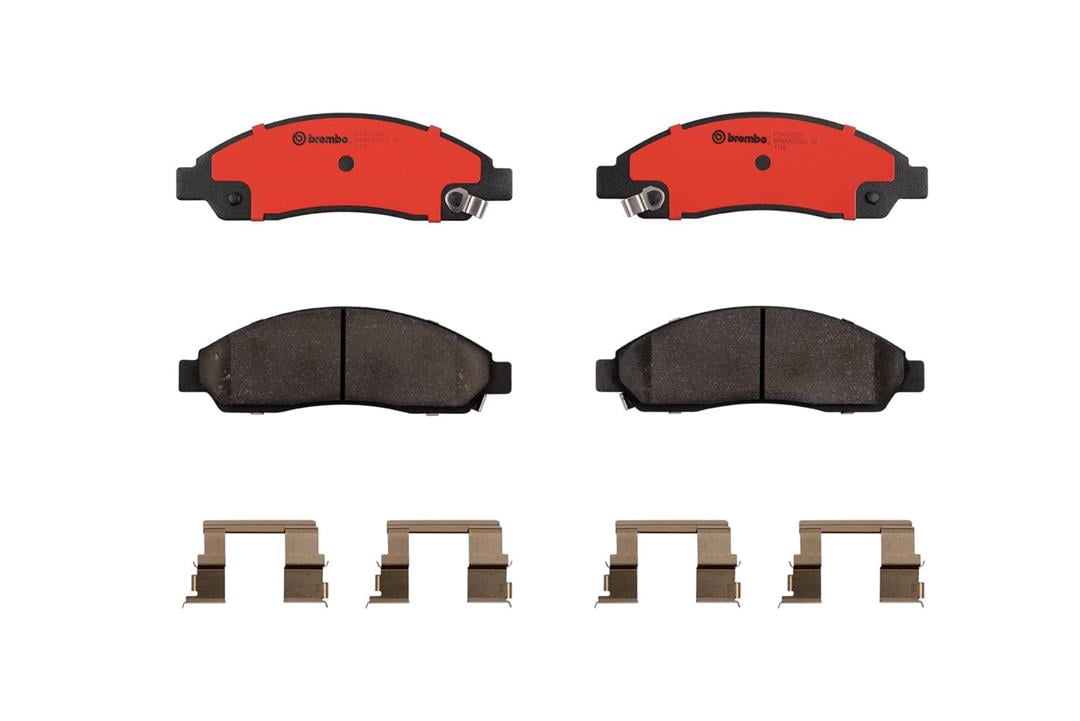 Brembo P34005N NAO BRAKE PADS Fits select: 2004-2008 CHEVROLET COLORADO, 2004-2008 GMC CANYON