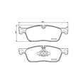thumbnail image 1 of Brembo OE P36035 Low-Met Brake Pads for 2017 Jaguar F-Pace, XE, XF and Range Rover Velar * Front Premium OE-Equivalent Friction Material, 1 of 4