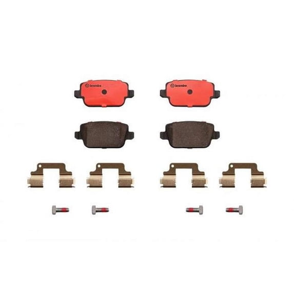 Brembo P44016N Disc Brake Pad Set for 2008-2012 Land Rover LR2 - Rear