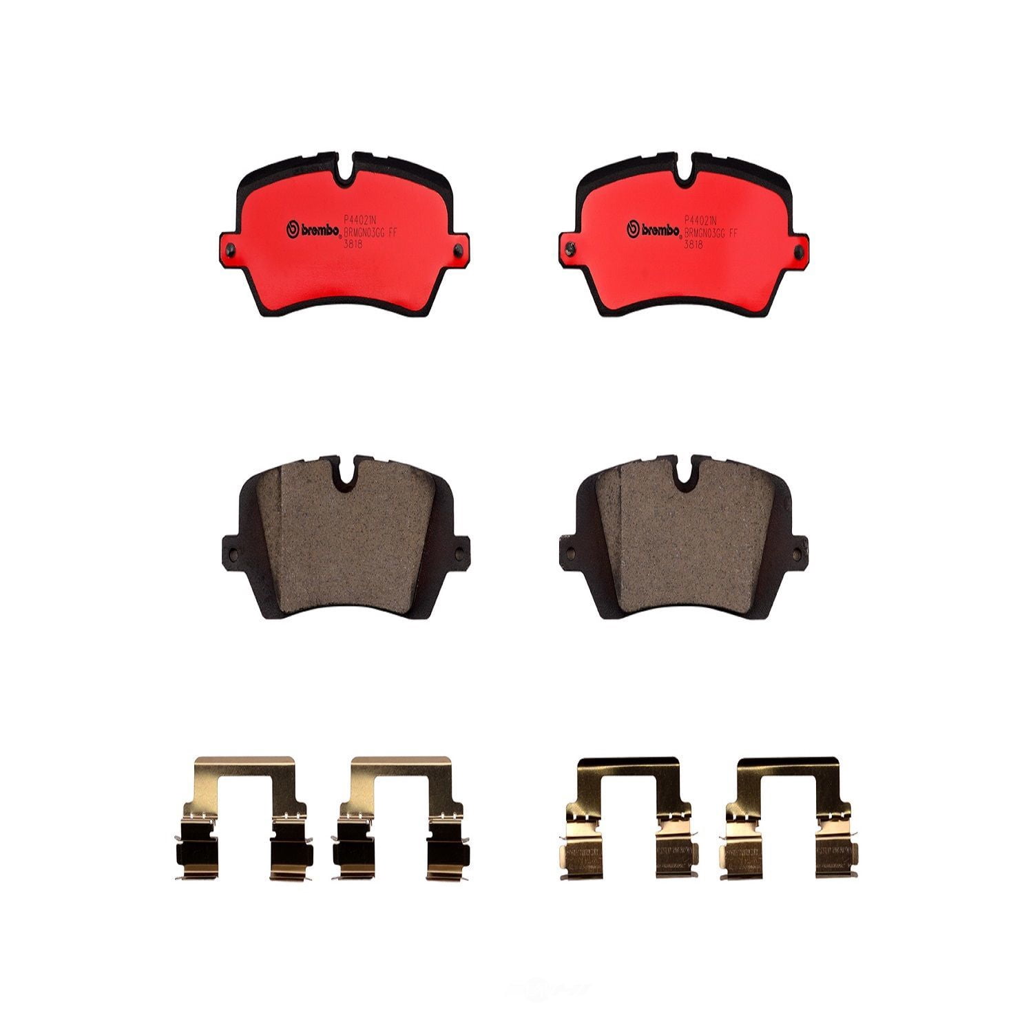 Brembo P44021N Premium NAO Ceramic OE Equivalent Pad