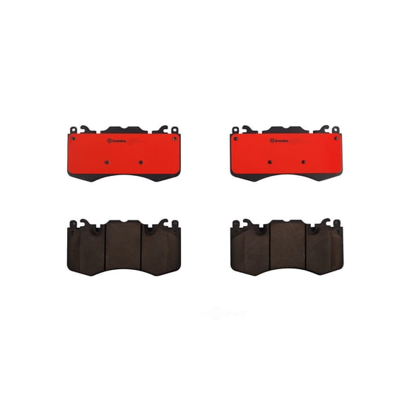 Brembo P44023N NAO BRAKE PADS Fits select: 2014-2016 LAND ROVER RANGE ROVER SUPERCHARGED, 2010-2016 LAND ROVER RANGE ROVER SPORT SC
