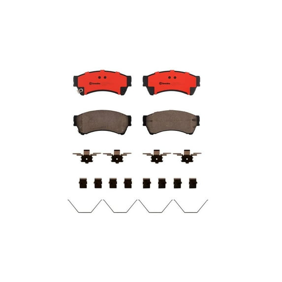 Brembo P49039N NAO BRAKE PADS Fits select: 2006-2012 FORD FUSION SE, 2006-2012 MAZDA 6 I