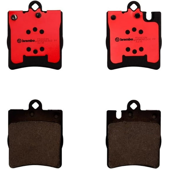 Brembo P50033N NAO BRAKE PADS Fits select: 2006-2007 MERCEDES-BENZ C 230, 2005 MERCEDES-BENZ C 230K SPORT COUPE