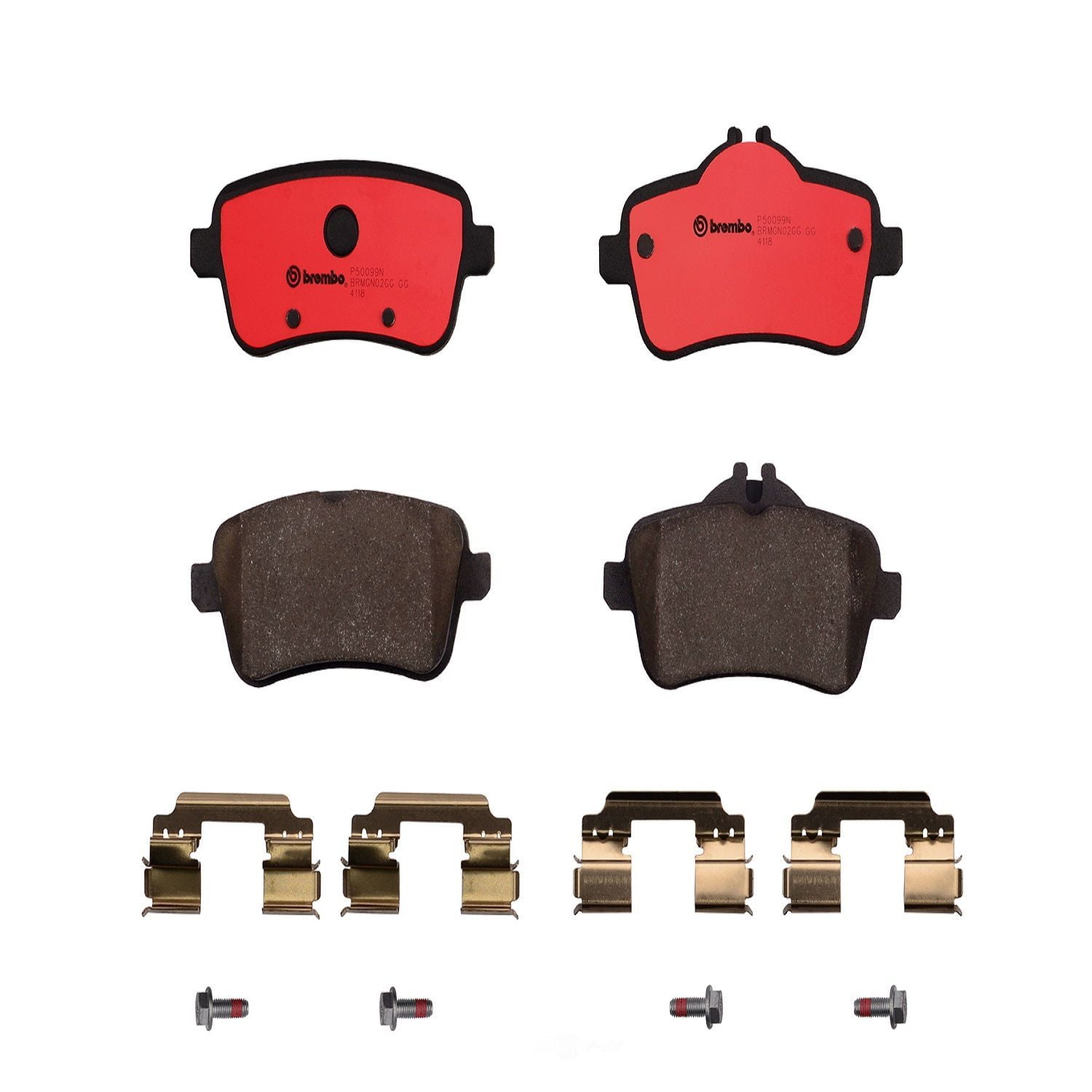 Brembo P50099N NAO BRAKE PADS Fits select: 2017 MERCEDES-BENZ GLS 450 4MATIC, 2012-2015 MERCEDES-BENZ ML 350 4MATIC