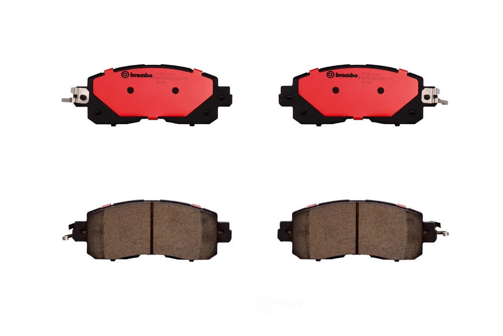 Brembo P56104N NAO BRAKE PADS Fits select 2013,2015 NISSAN ALTIMA 2.5