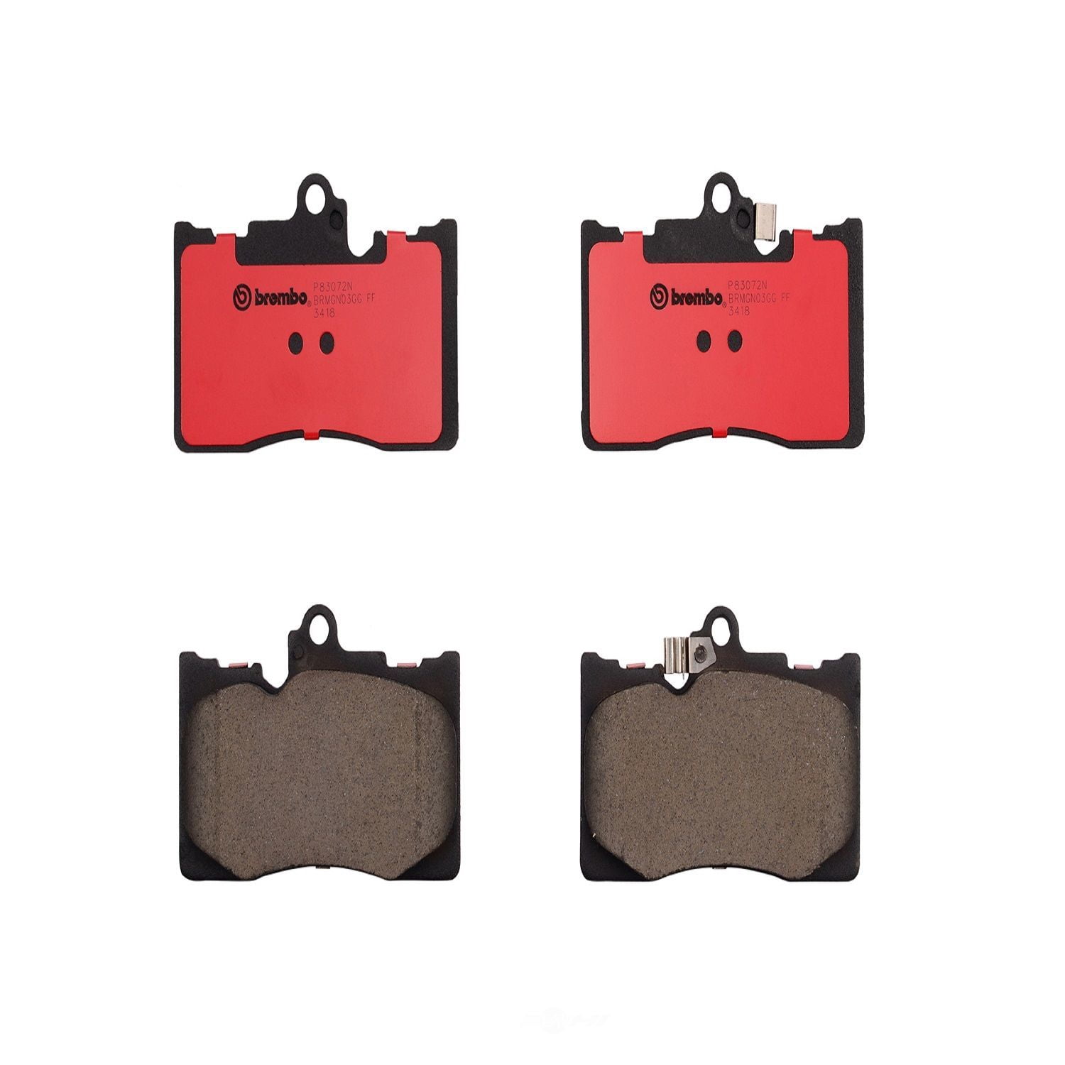 Brembo P83072N NAO BRAKE PADS Fits select: 2013-2015 LEXUS GS 350, 2016 LEXUS IS 200T