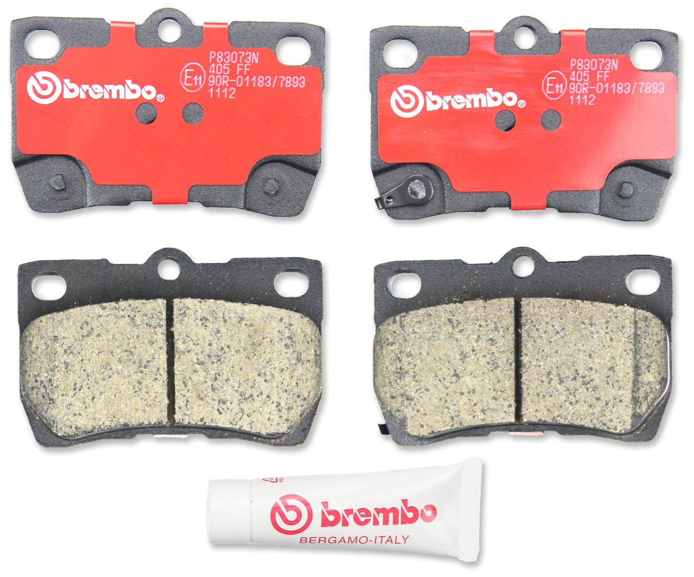 Brembo P83073N Premium NAO Ceramic OE Equivalent Pad
