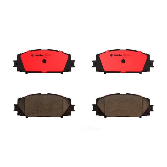 Brembo P83106N NAO BRAKE PADS Fits select: 2010-2017 TOYOTA PRIUS, 2011-2017 LEXUS CT 200