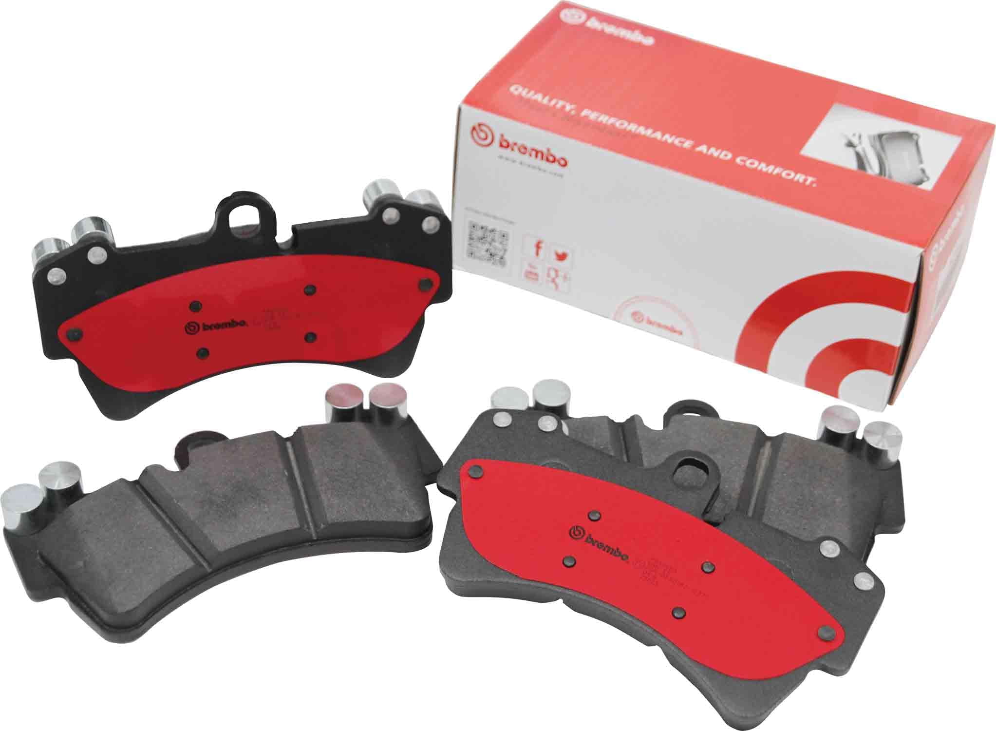 Brembo OE Premium Rear Brake Pads for Lexus RX350, Highlander, and Toyota Sienna (Part P83152N)