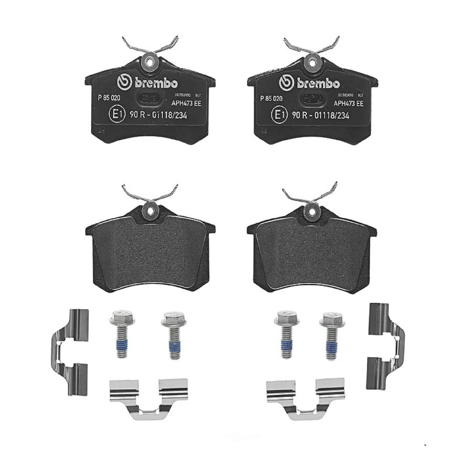 Brembo P85020 Premium Low-Met OE Equivalent Pad